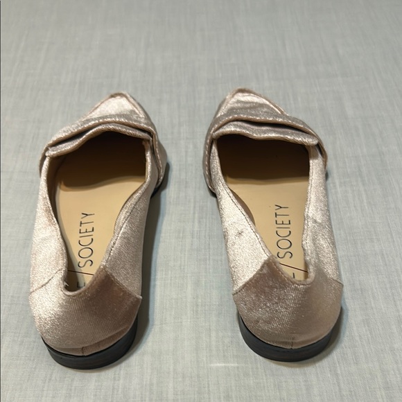 Sole Society Pink Velvet Loafers - Picture 5 of 9